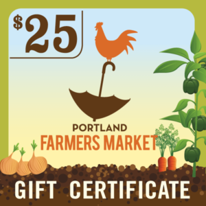 $25 Portland Farmers Market Gift Certificate