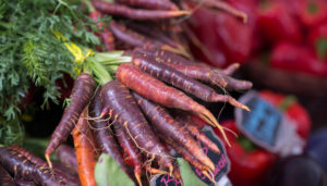 photo of purple carrots